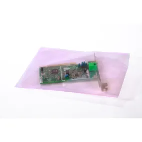 4" x 6" x 2 mil Pink Eco-Manufactured Plastic Anti-Static (PAS) Layflat Bags (Case of 1,000)