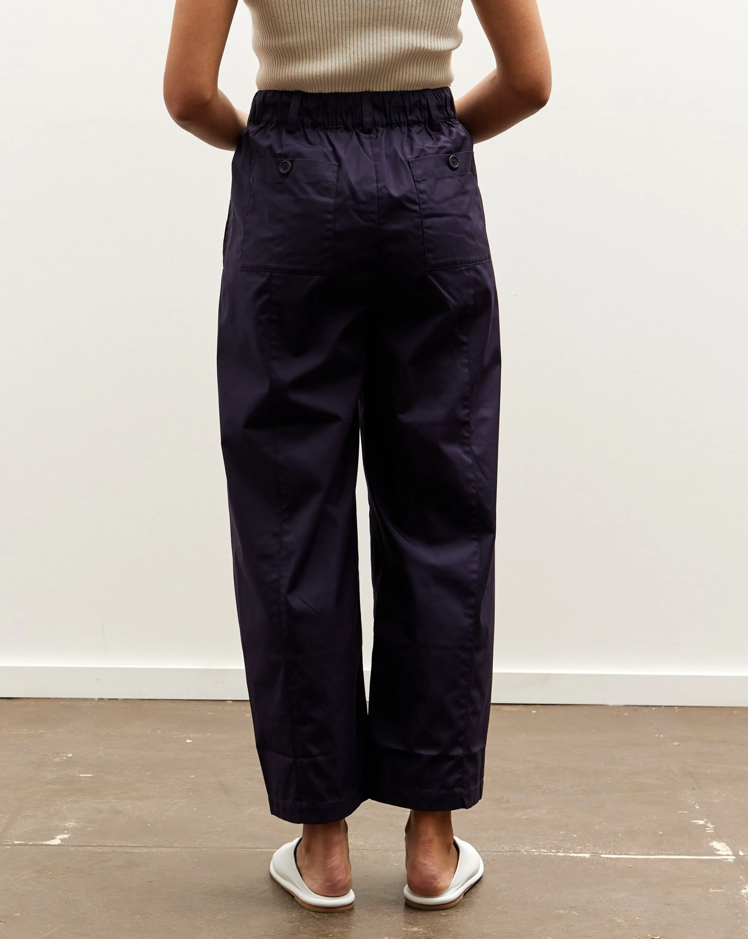 7115 Elastic Straight Legged Trouser, Navy