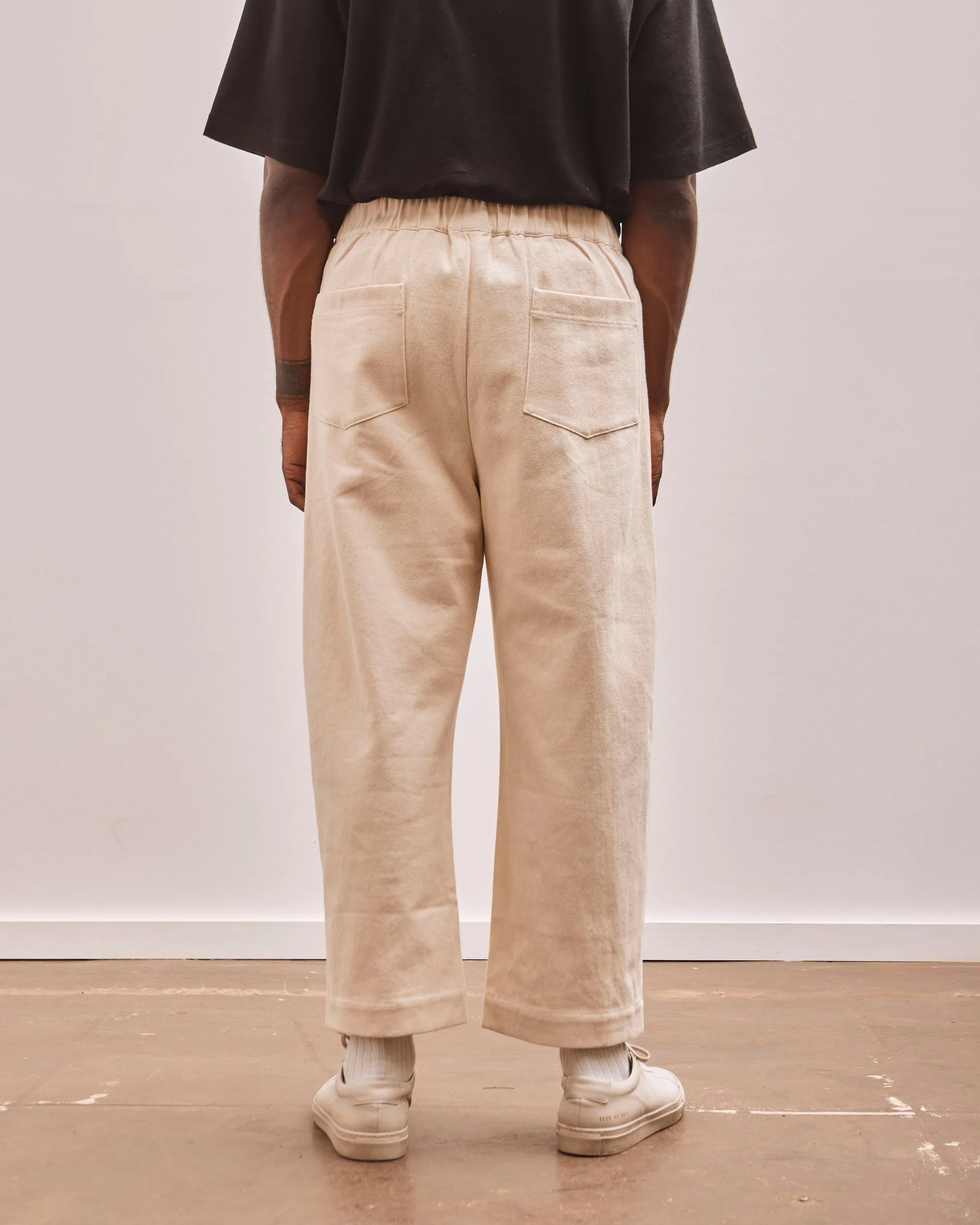 7115 Unisex Signature Curved Leg Trouser, Off-White