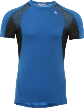 Aclima Men&#x27;s LightWool 140 Sports T-shirt Daphne/Jet Black | Buy Aclima Men&#x27;s LightWool 140 Sports T-shirt Daphne/Jet Black here | Outnorth