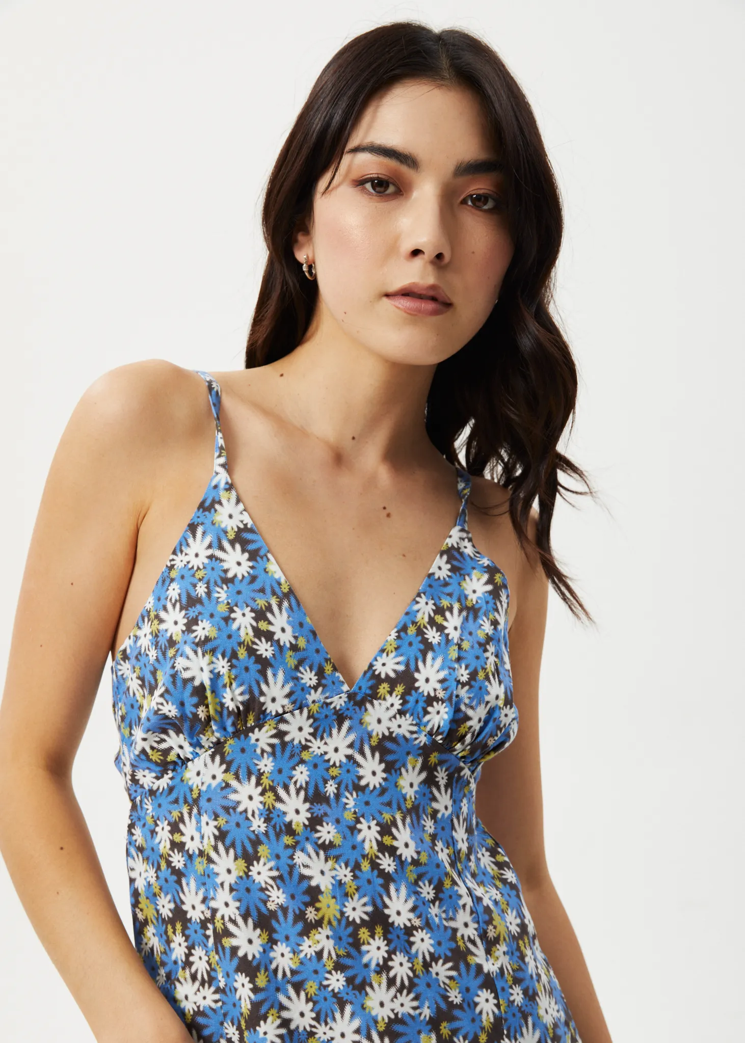 AFENDS Womens Petal - Maxi Dress - Lake Floral