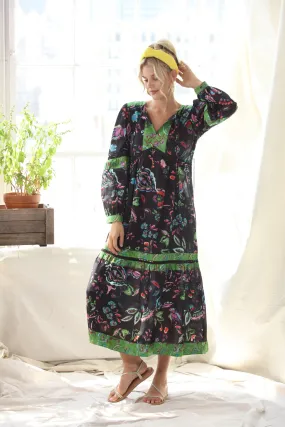 Black Ceylon Maxi KikiSol Dress