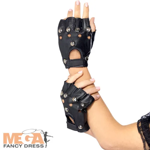 Black Punk Gloves