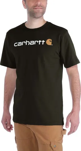 Carhartt Men&#x27;s Core Logo T-Shirt Short Sleeve Peat | Buy Carhartt Men&#x27;s Core Logo T-Shirt Short Sleeve Peat here | Outnorth