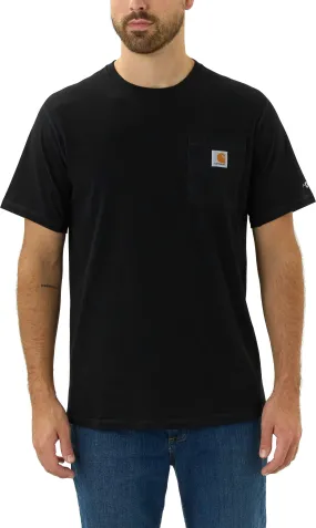 Carhartt Men&#x27;s Force Short Sleeve Pocket T-shirt Black | Buy Carhartt Men&#x27;s Force Short Sleeve Pocket T-shirt Black here | Outnorth