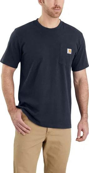 Carhartt Men&#x27;s Workwear Pocket S/S T-Shirt Navy | Buy Carhartt Men&#x27;s Workwear Pocket S/S T-Shirt Navy here | Outnorth