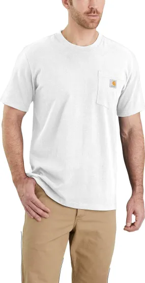 Carhartt Men&#x27;s Workwear Pocket S/S T-Shirt White | Buy Carhartt Men&#x27;s Workwear Pocket S/S T-Shirt White here | Outnorth