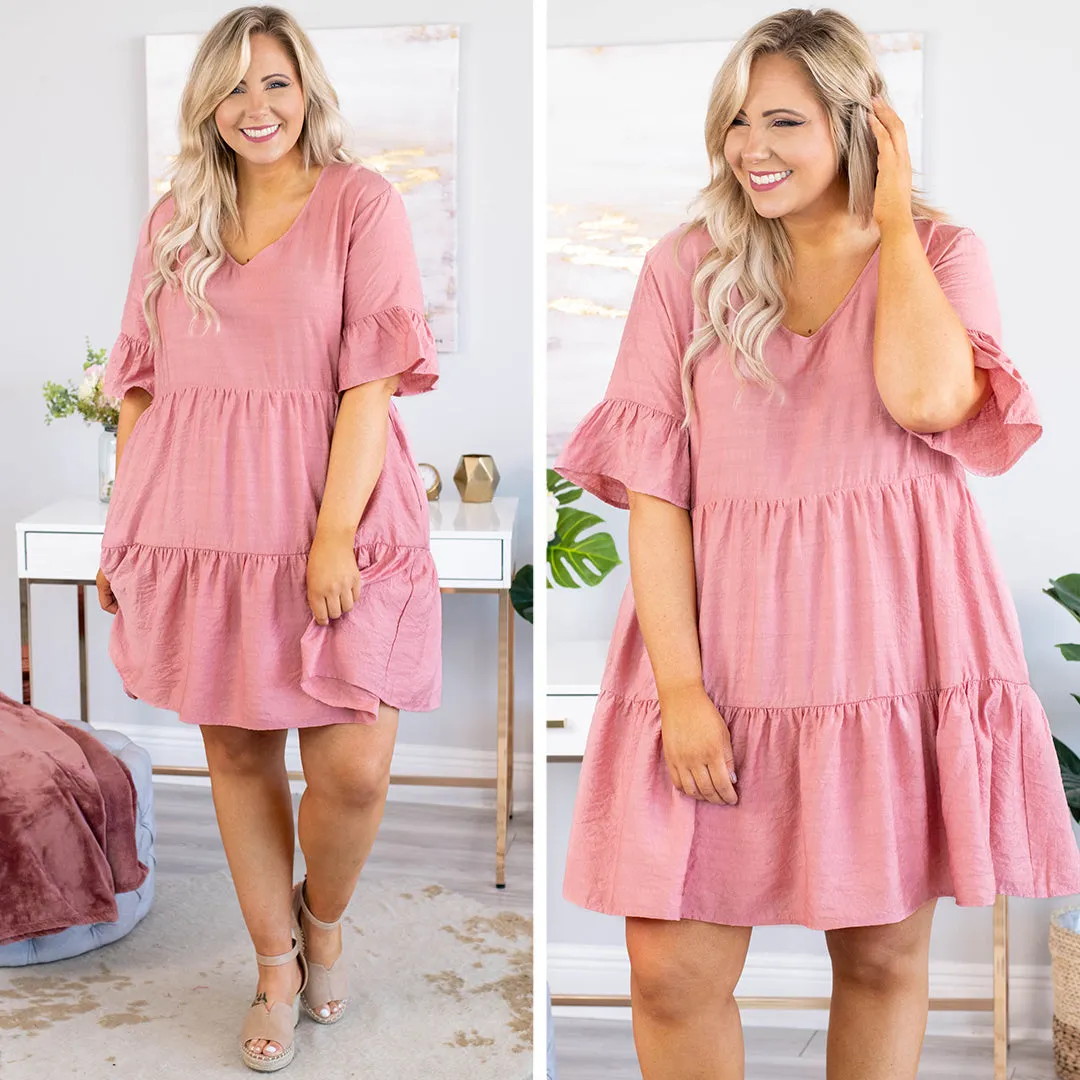 Carrying Kisses Dress, Blush