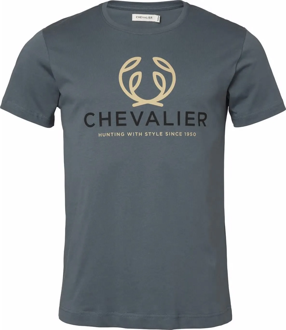 Chevalier Men´s Chevalier Logo T-Shirt Stormy Blue | Buy Chevalier Men´s Chevalier Logo T-Shirt Stormy Blue here | Outnorth