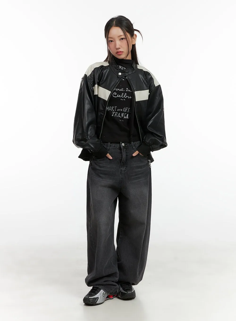 ChicZip Faux Leather Jacket CO417