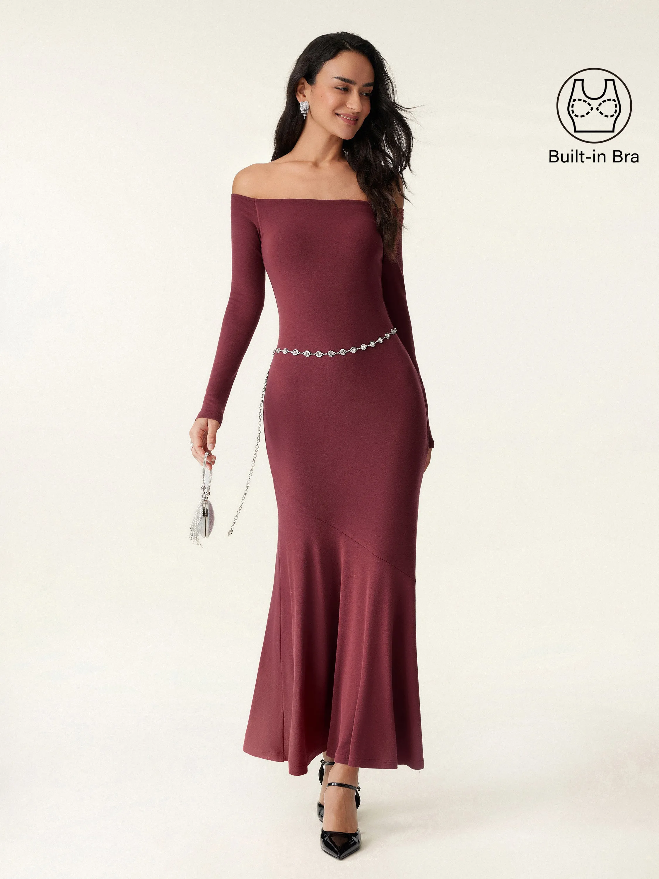 Convertible Off-the-Shoulder Brami Dress