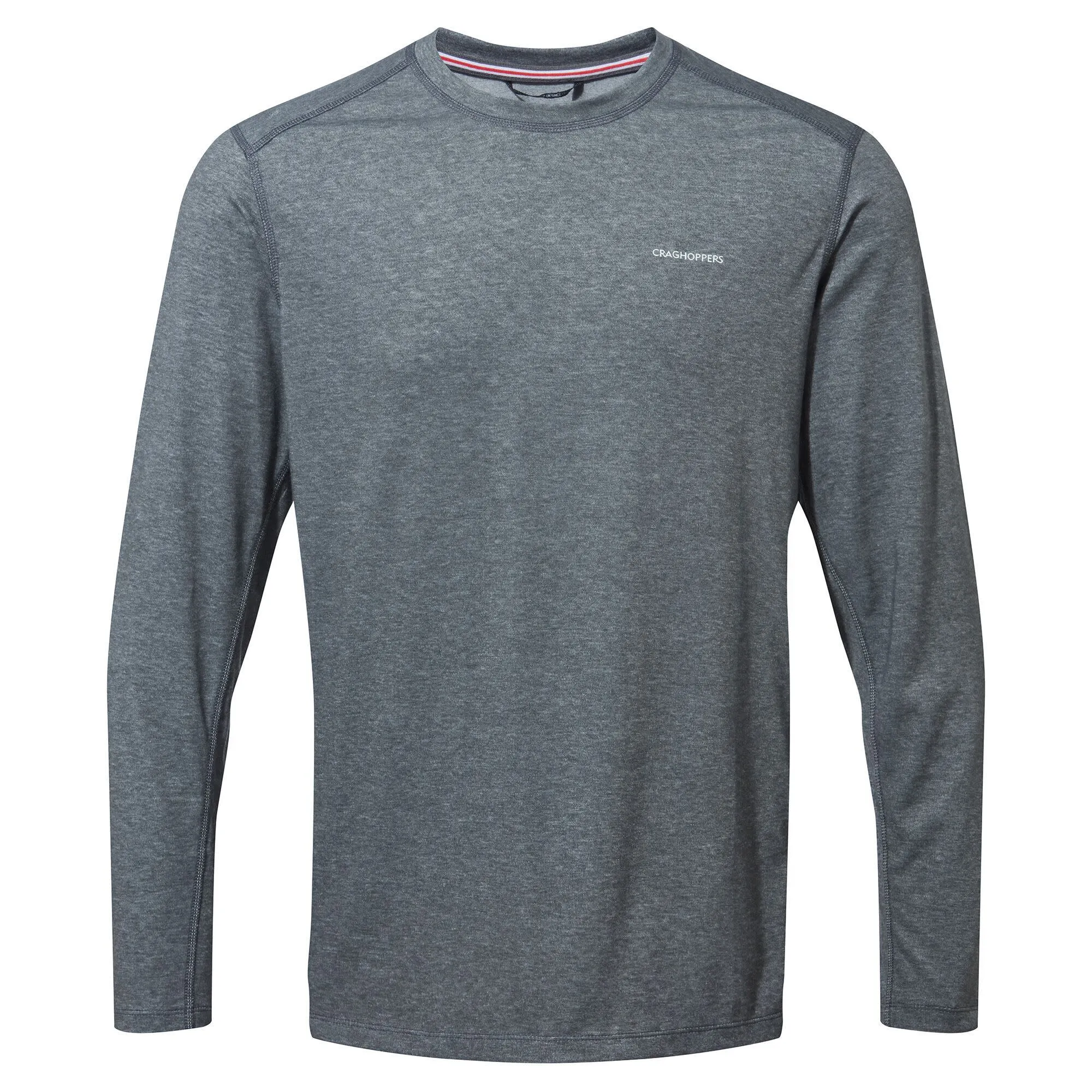 Craghoppers Men&#x27;s Nosilife Talen Longsleeve T-shirt Black Pepper Marl | Buy Craghoppers Men&#x27;s Nosilife Talen Longsleeve T-shirt Black Pepper Marl here | Outnorth