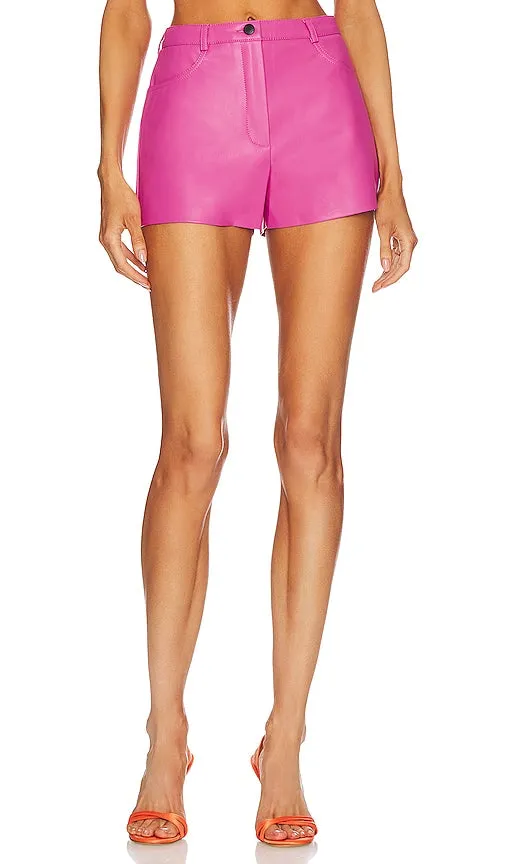 CULTNAKED Faux Leather Short in Pink