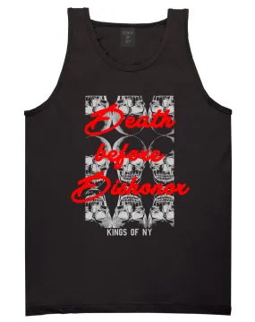 Death Before Dishonor Skulls Tank Top