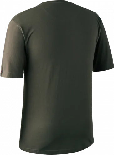 Deerhunter Men&#x27;s Logo T-Shirt Bark Green | Buy Deerhunter Men&#x27;s Logo T-Shirt Bark Green here | Outnorth