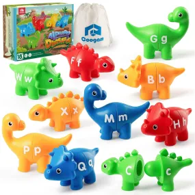 Dinosuar Matching Letters Fine Motor Toy