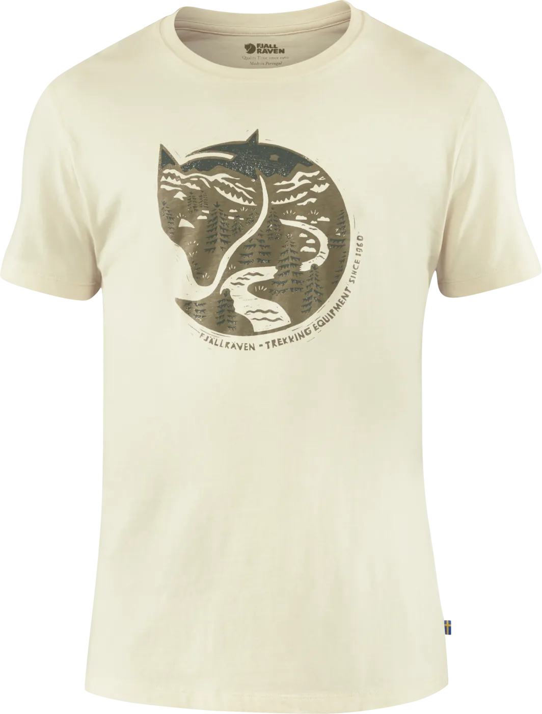 Fjällräven Men&#x27;s Arctic Fox T-shirt Chalk White | Buy Fjällräven Men&#x27;s Arctic Fox T-shirt Chalk White here | Outnorth