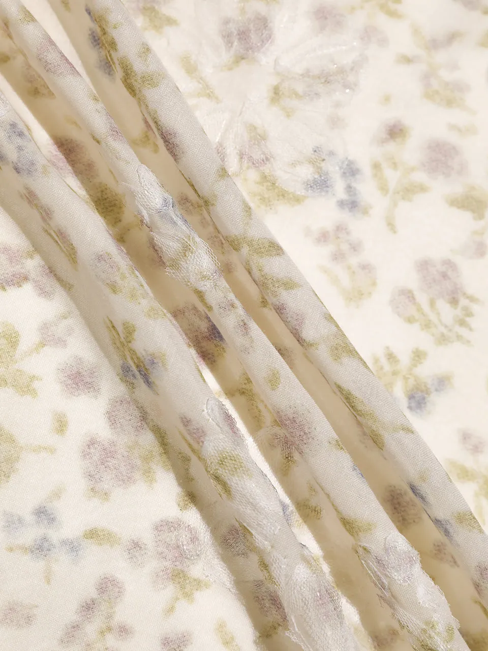 Flor collar long dress