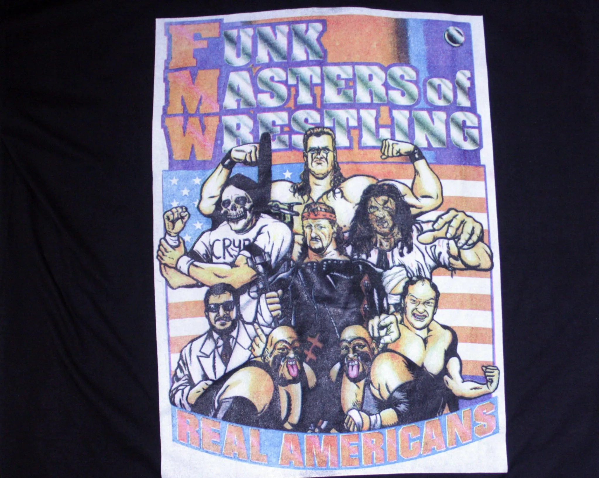 FMW FUNK MASTERS OF WRESTLING T-SHIRT XL