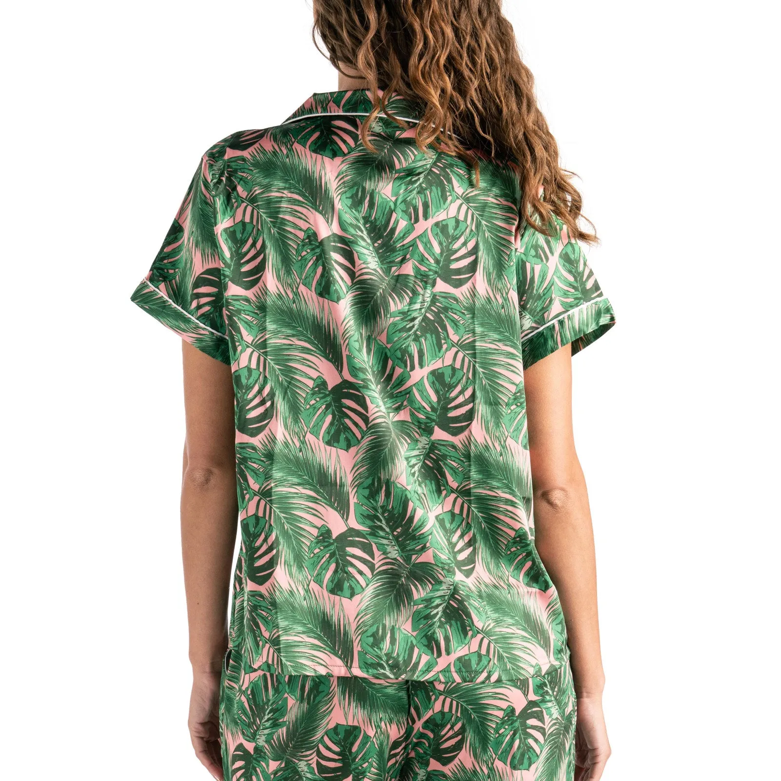 Hello Mello® Aloha Bed Beauty Sleep Satin Pajama Top