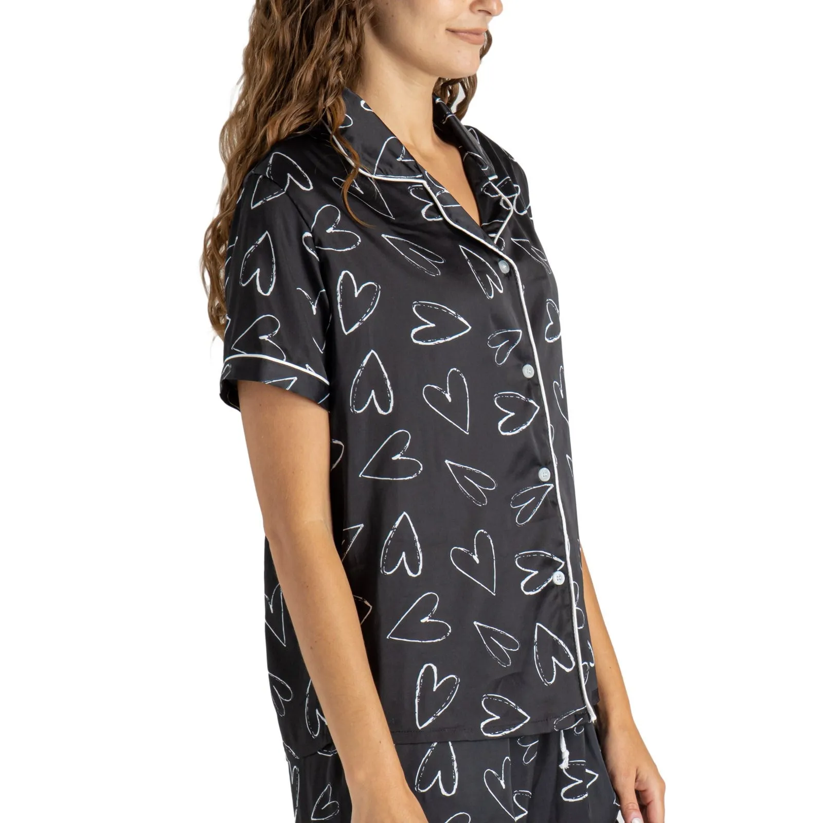 Hello Mello® I Love Sleep Beauty Sleep Satin Pajama Top