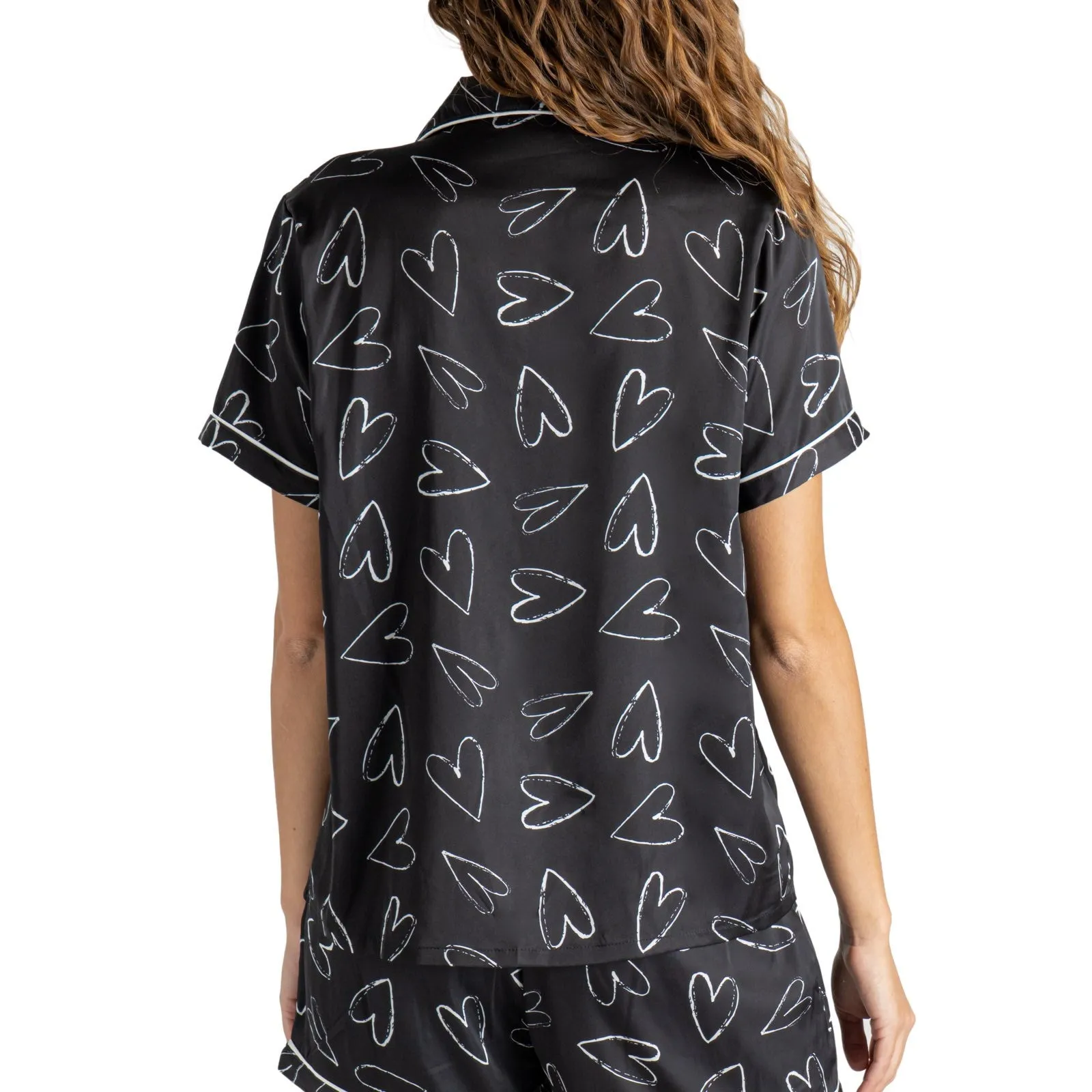 Hello Mello® I Love Sleep Beauty Sleep Satin Pajama Top