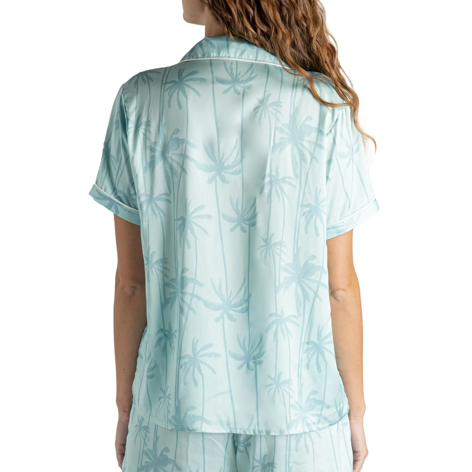 Hello Mello® Leaf Me Alone Beauty Sleep Satin Pajama Top