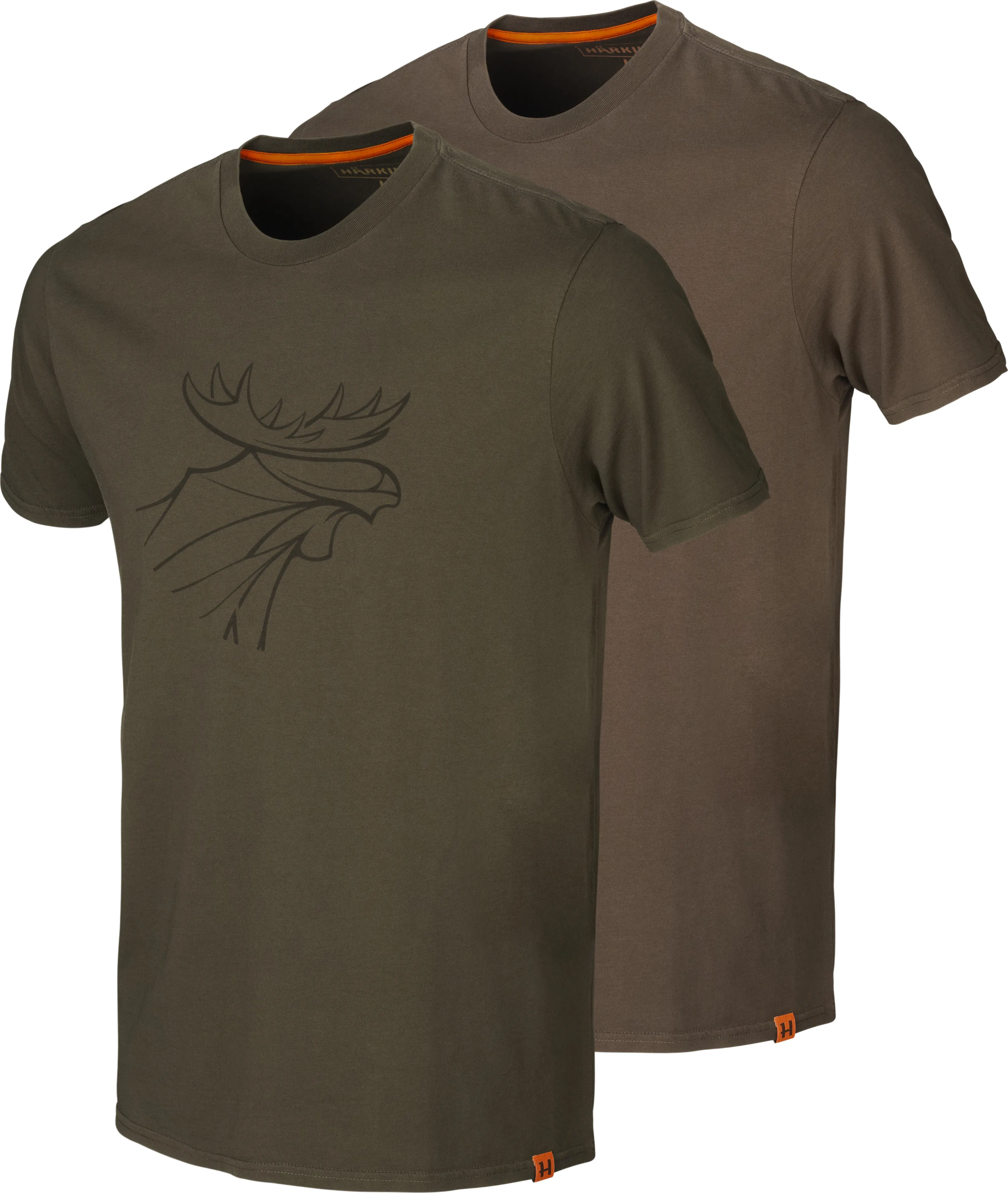 Härkila Men&#x27;s Härkila Graphic T-Shirt 2-Pack Willow Green/Grey | Buy Härkila Men&#x27;s Härkila Graphic T-Shirt 2-Pack Willow Green/Grey here | Outnorth