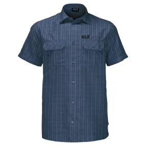 Jack Wolfskin Thompson Shirt Men Ocean Wave Checks | Buy Jack Wolfskin Thompson Shirt Men Ocean Wave Checks here | Outnorth