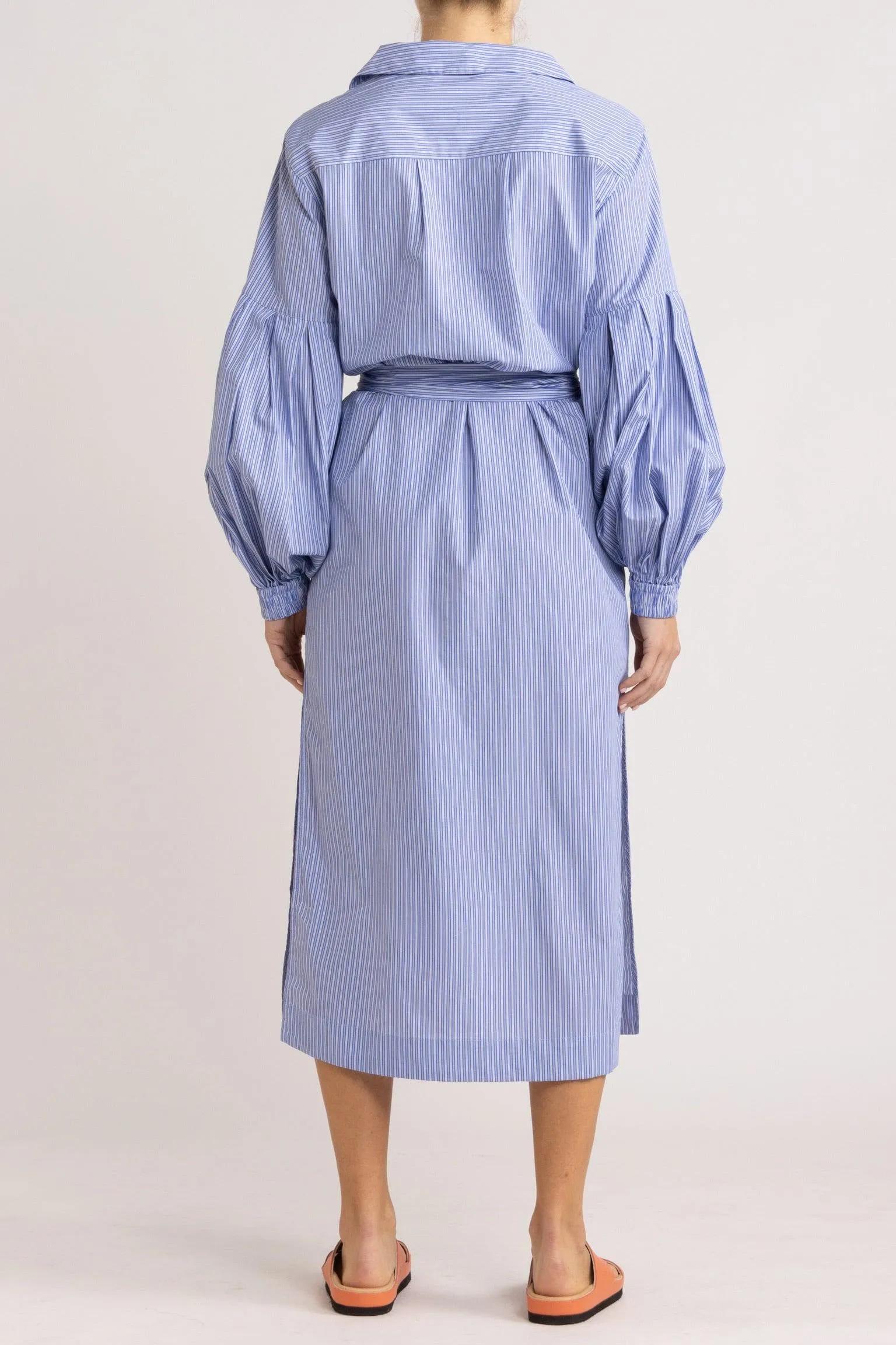 Jemima Blue Stripe Tunic Dress