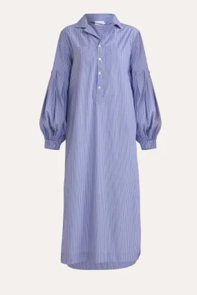 Jemima Blue Stripe Tunic Dress