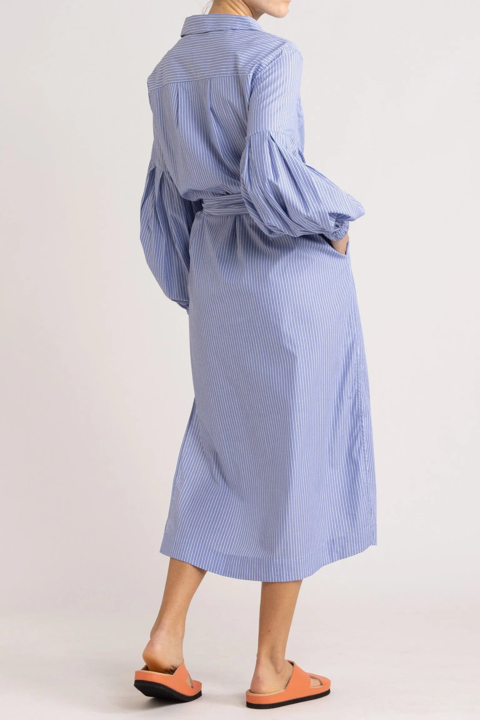 Jemima Blue Stripe Tunic Dress