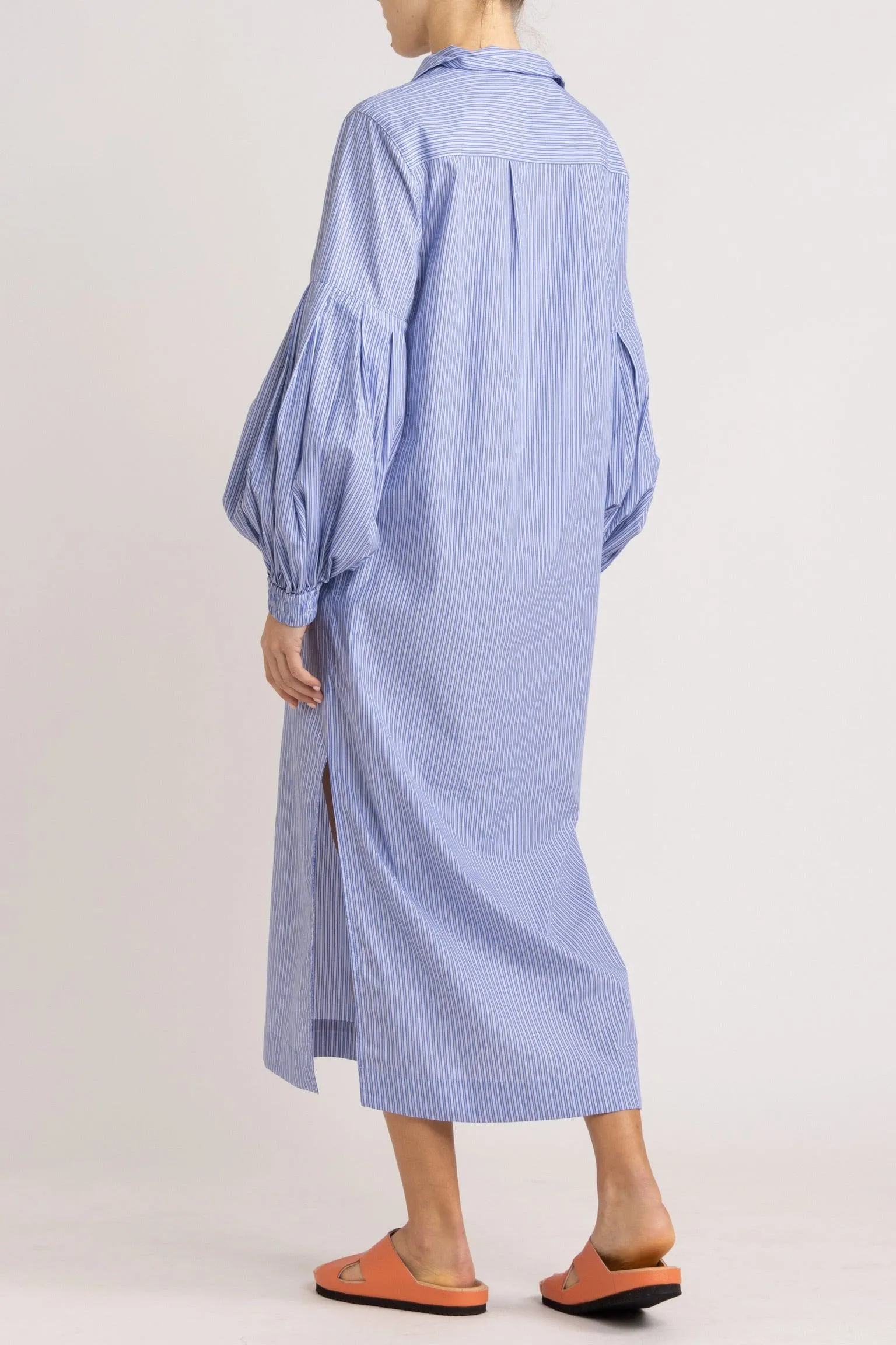 Jemima Blue Stripe Tunic Dress