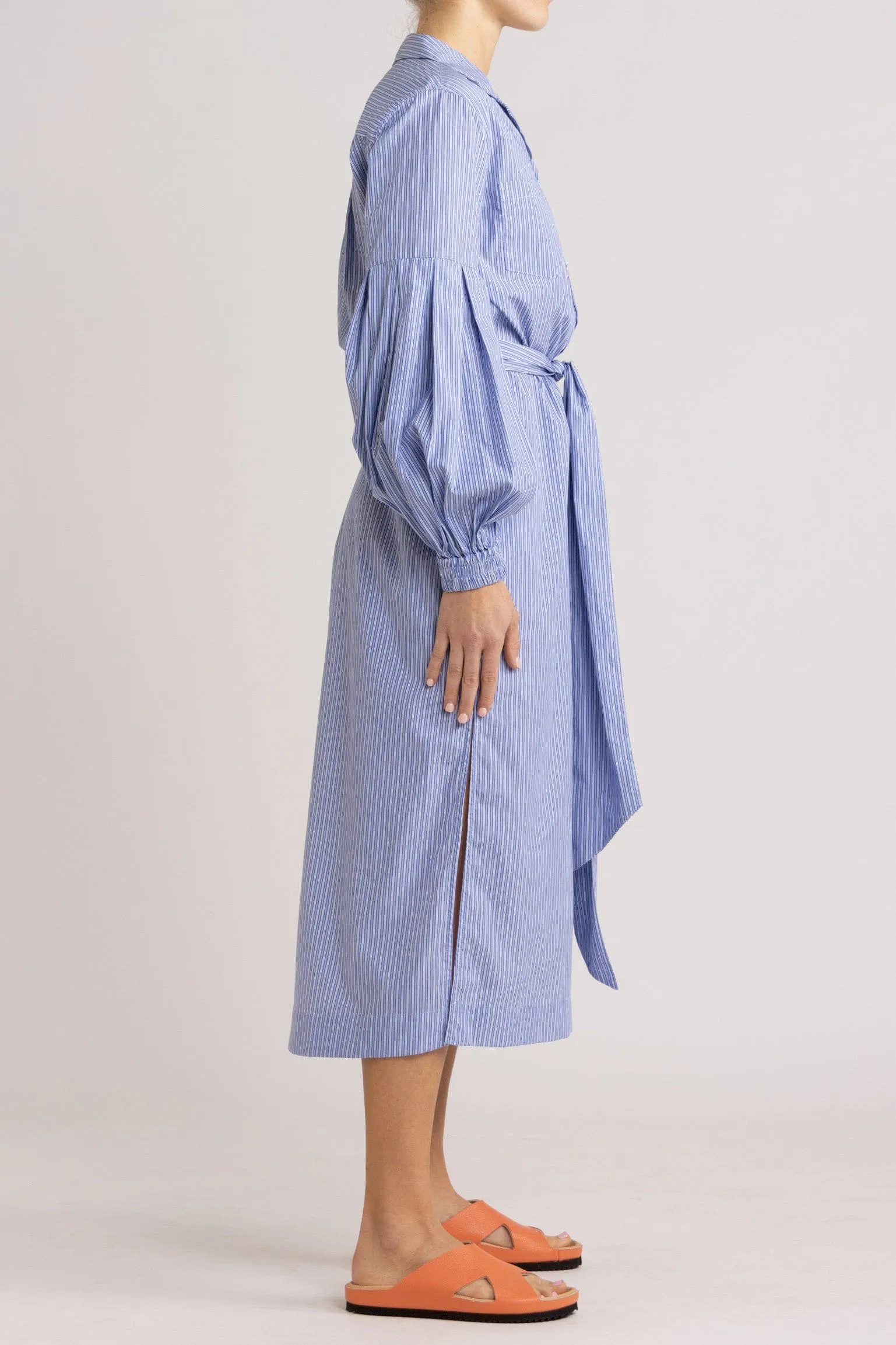 Jemima Blue Stripe Tunic Dress