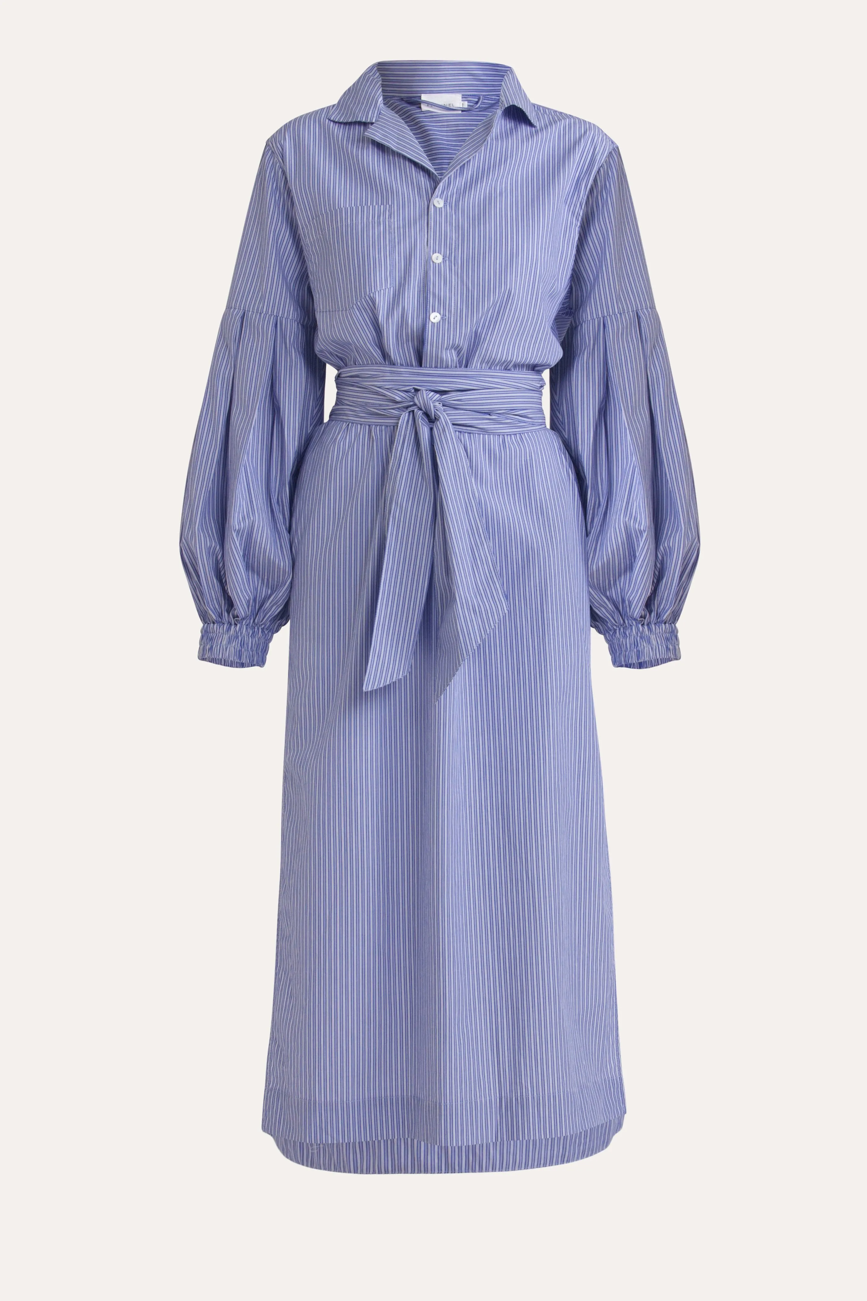 Jemima Blue Stripe Tunic Dress