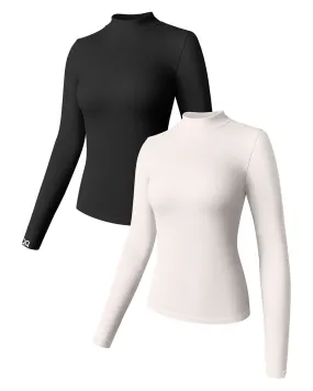 Long Sleeve High Neck Top