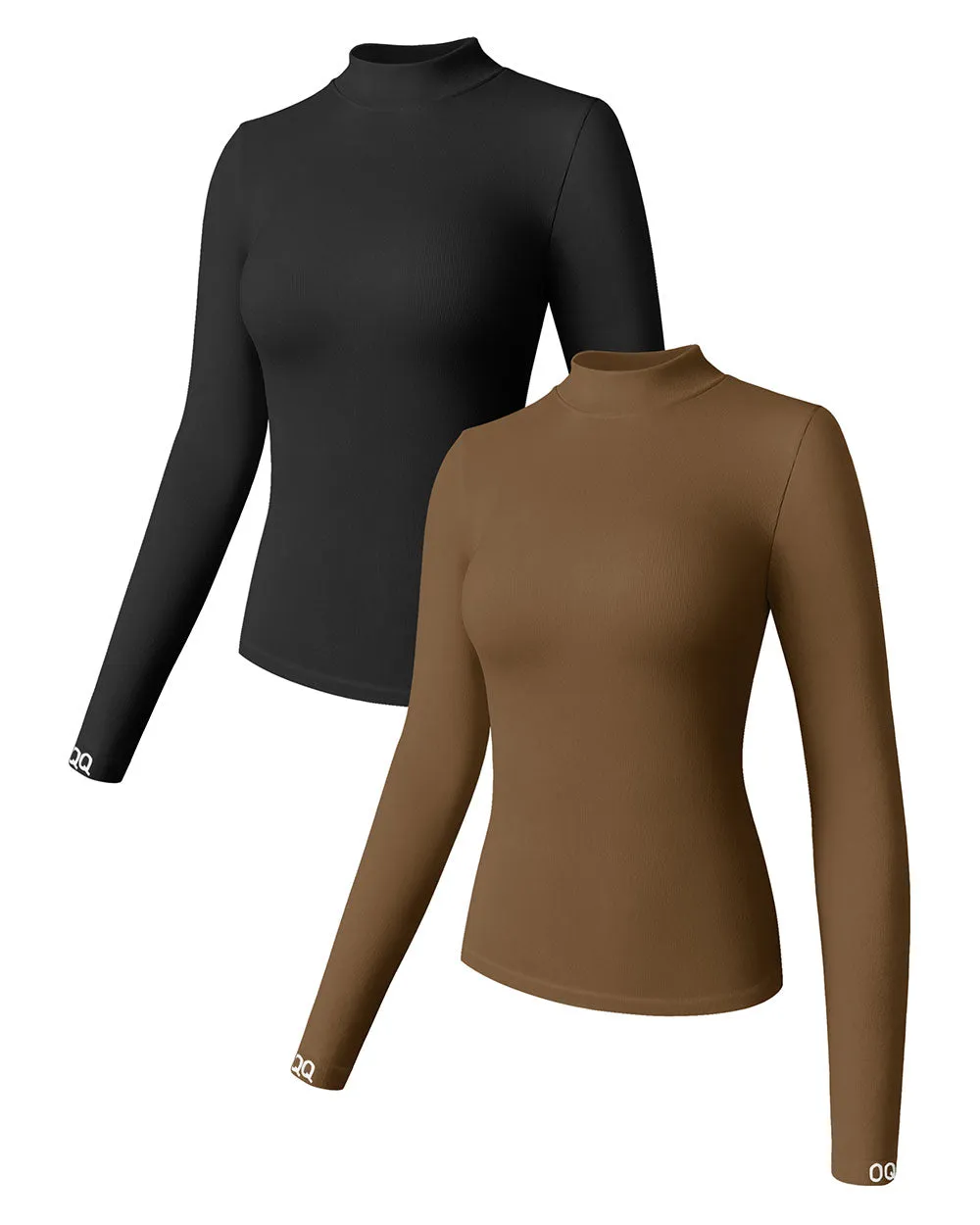Long Sleeve High Neck Top
