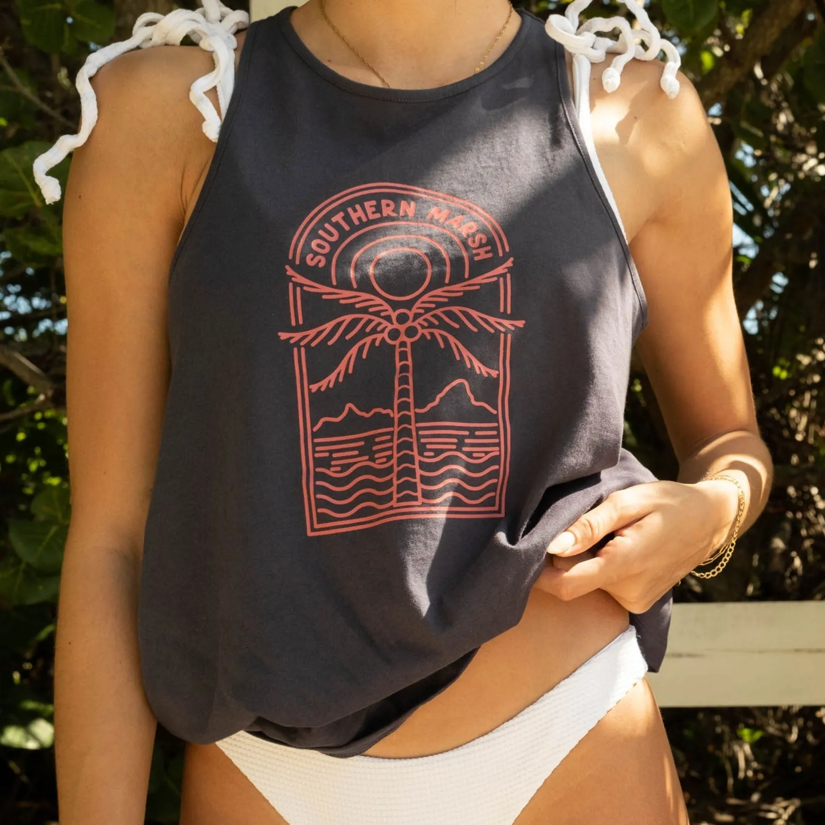 Maui Racerback Tank - Palm