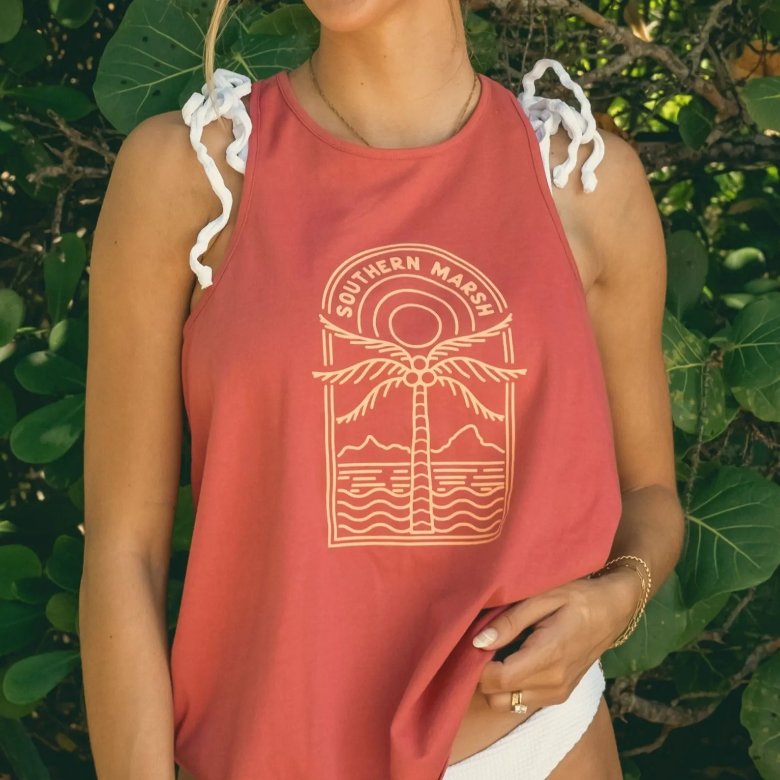 Maui Racerback Tank - Palm
