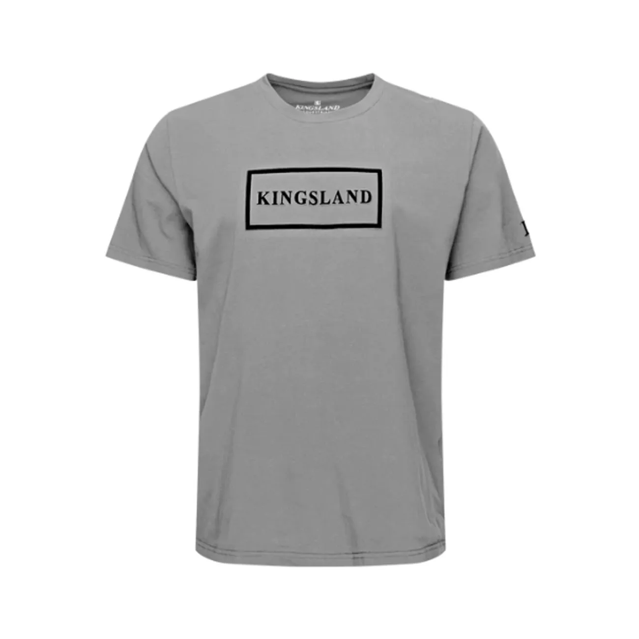 MEN&#x27;S CREW NECK T-SHIRT KLCAELIUS LIGHT GREY
