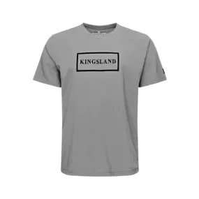 MEN&#x27;S CREW NECK T-SHIRT KLCAELIUS LIGHT GREY