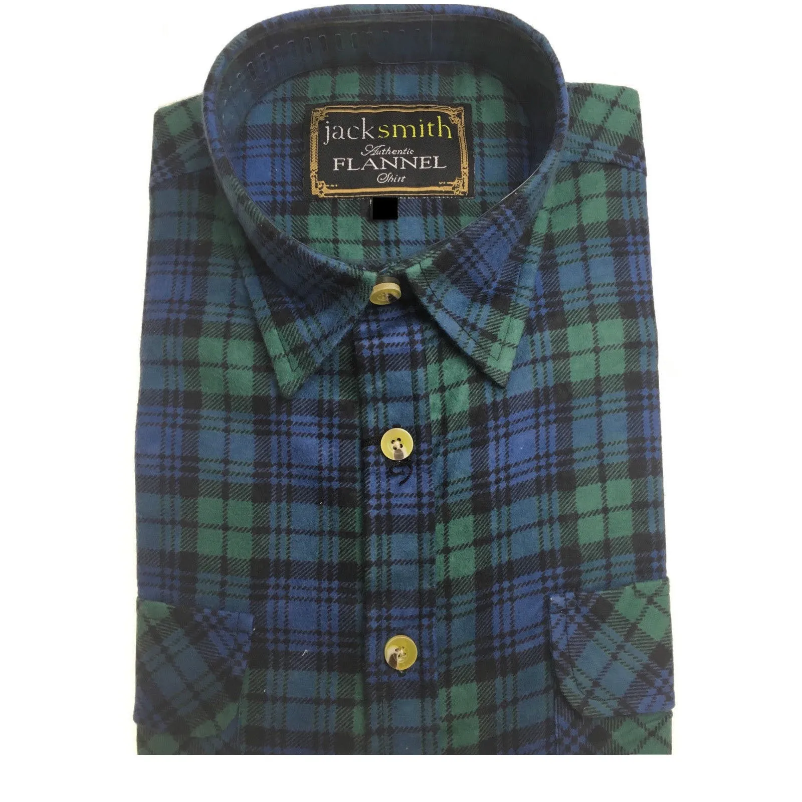 Mens FLANNELETTE SHIRT Check 100% COTTON Flannel Vintage Long Sleeve
