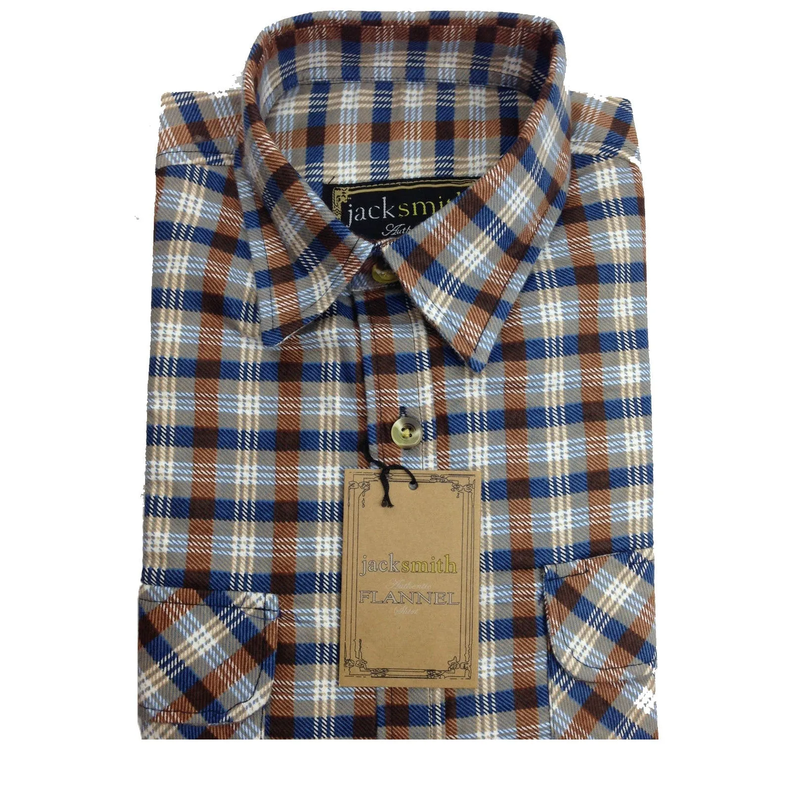Mens FLANNELETTE SHIRT Check 100% COTTON Flannel Vintage Long Sleeve