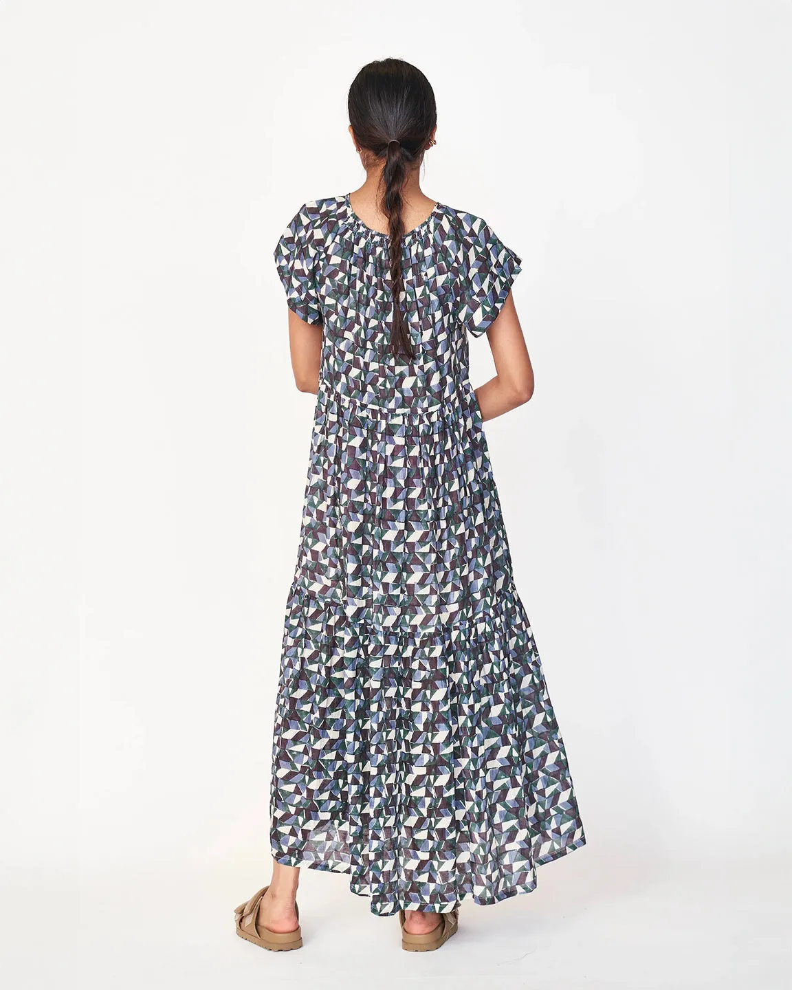 Mirth Vienna Maxi Dress in Seaglass & Aegean