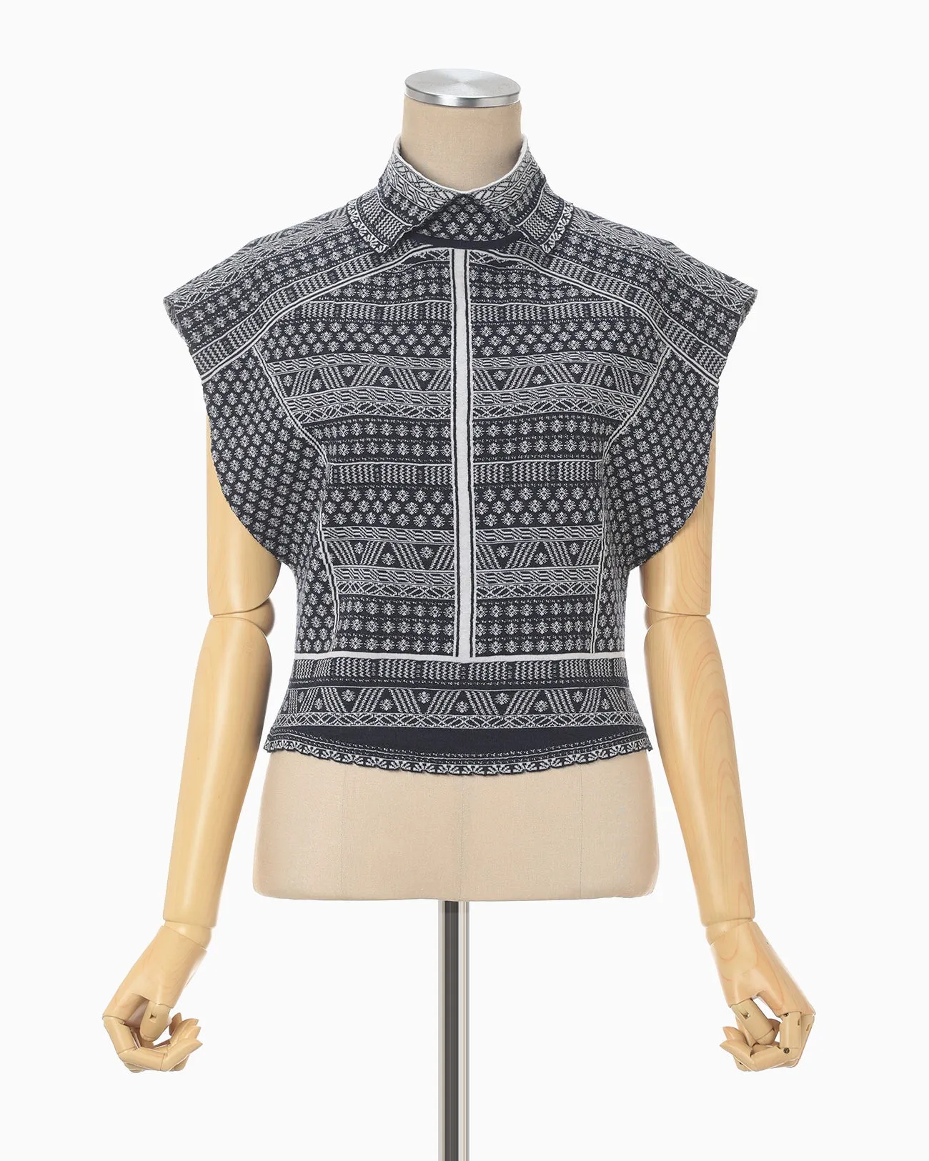 Mishima Karatsu Floral Knit Top