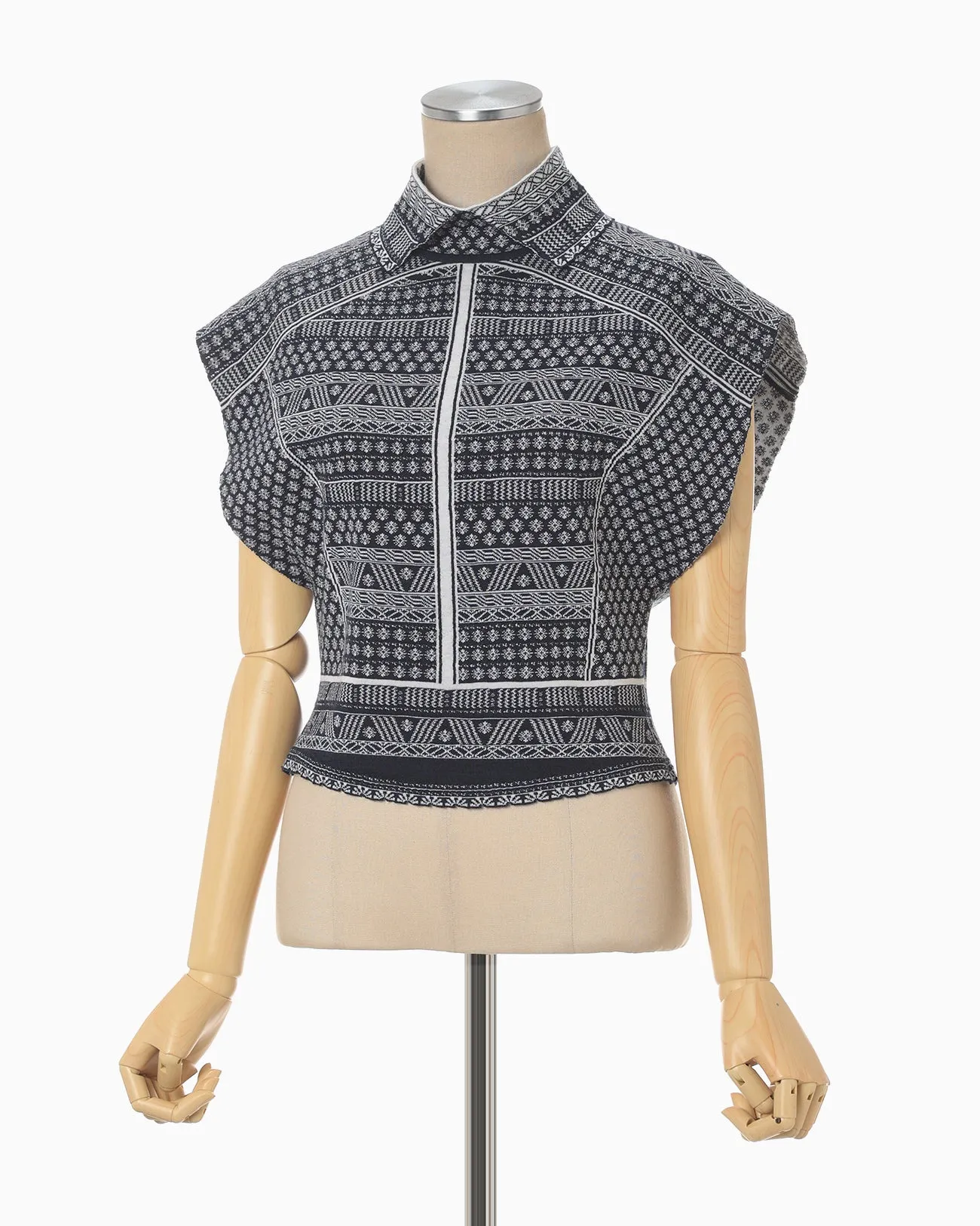 Mishima Karatsu Floral Knit Top