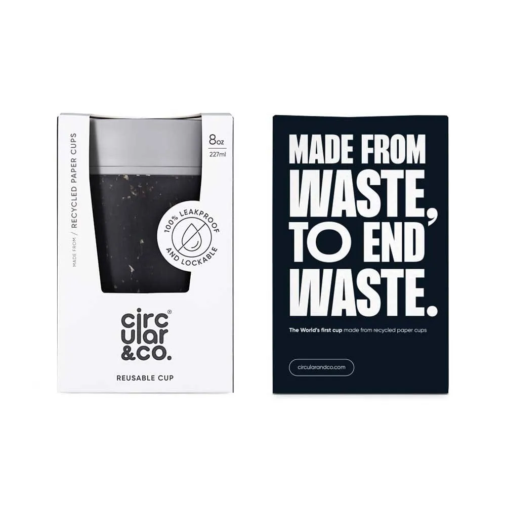NEW Circular & Co Reusable Coffee Cup 8oz (227ml) Trust-Lock Lid