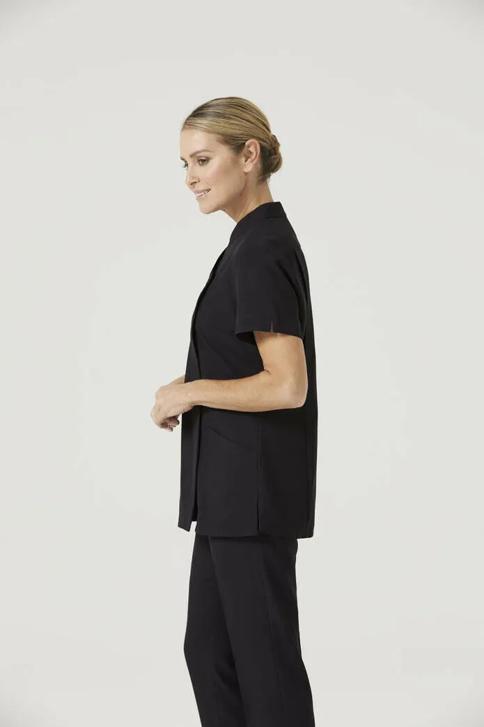 NNT Womens Nurse Helix Dry Poly Asymmetric Front Tunic Work Comfy Top CATUFL