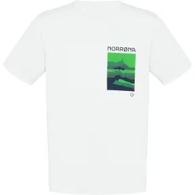 Norrøna Men&#x27;s /29 Cotton Mountains T-shirt Pure White | Buy Norrøna Men&#x27;s /29 Cotton Mountains T-shirt Pure White here | Outnorth