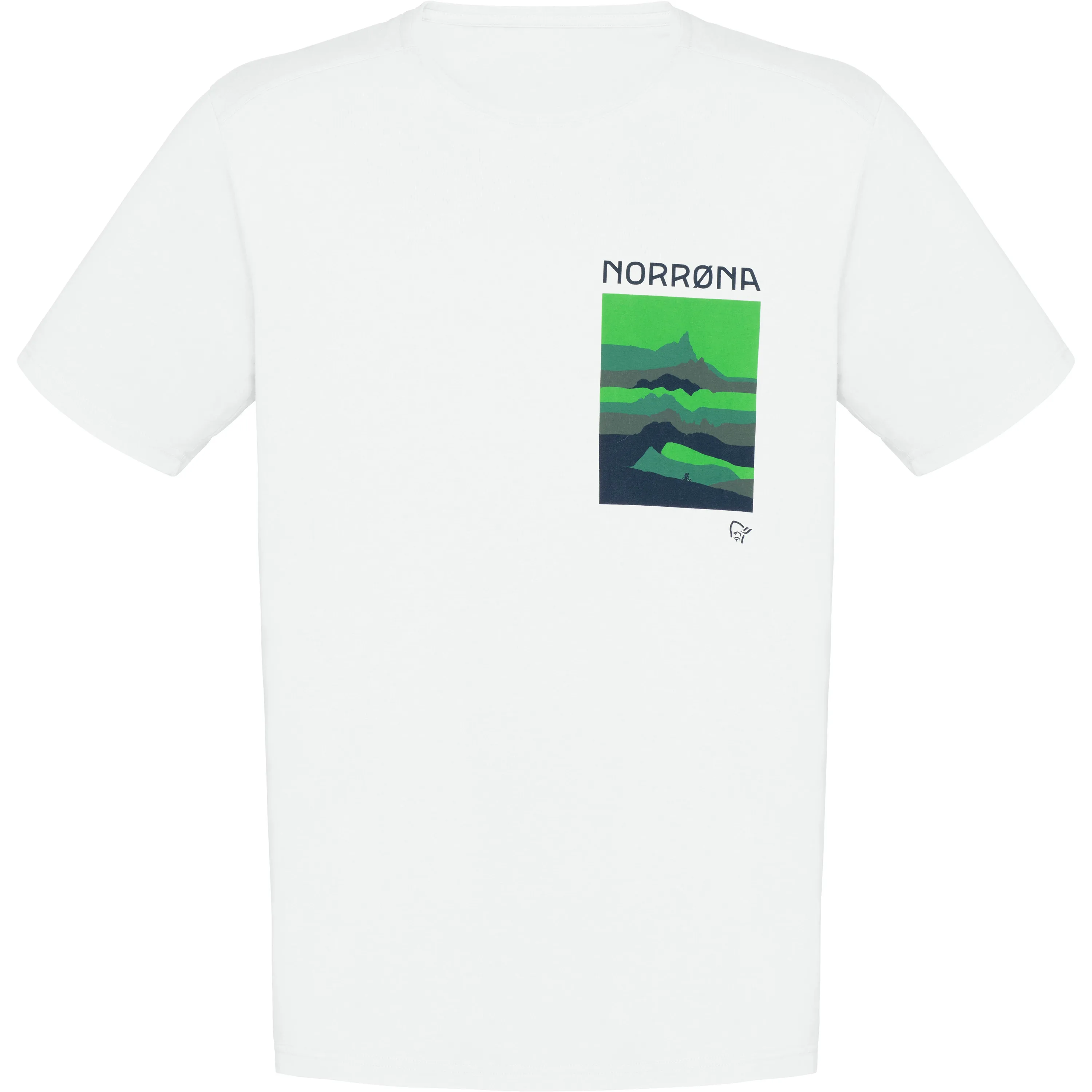 Norrøna Men&#x27;s /29 Cotton Mountains T-shirt Pure White | Buy Norrøna Men&#x27;s /29 Cotton Mountains T-shirt Pure White here | Outnorth